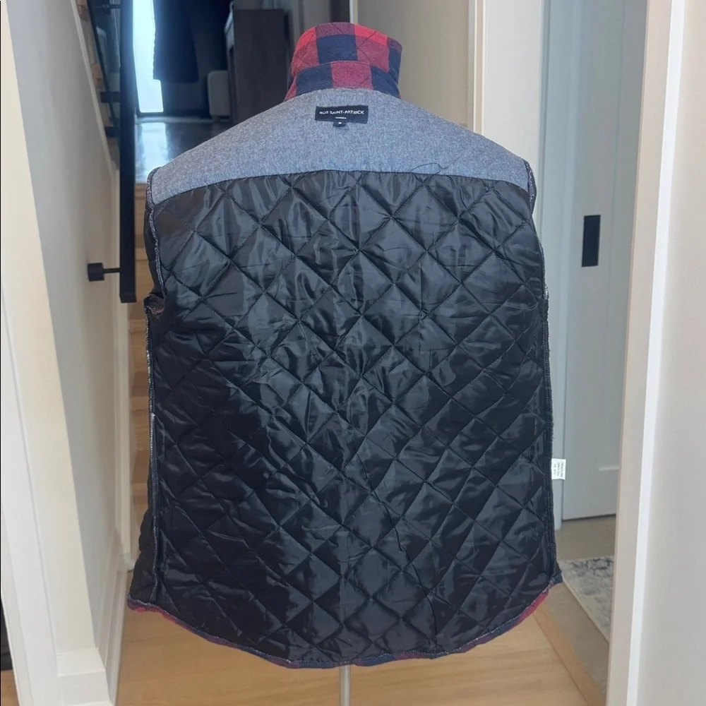 Rue Saint-Patrick Buffalo Plaid Quilted Jacket – Size M - Picture 6 of 7
